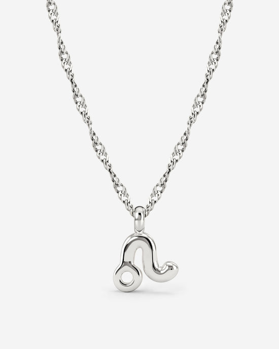 Leo Bubble Necklace Silver