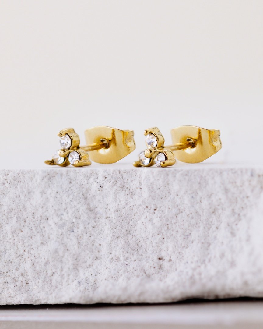 Luz Studs Rose Gold