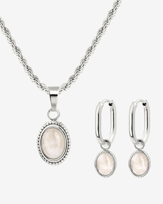 Blush Quartz Bundle Silver