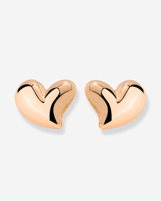 Heartie Studs Rose Gold