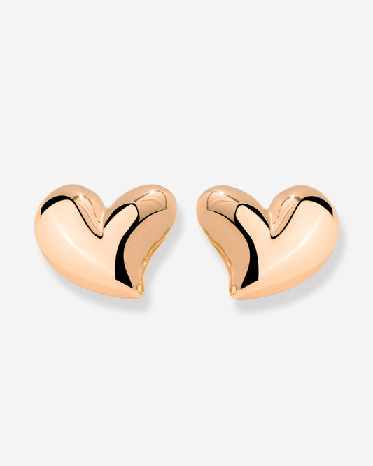 Heartie Studs Rose Gold