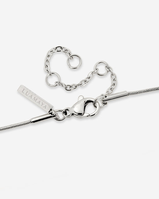 Blush Pearl Choker Silver