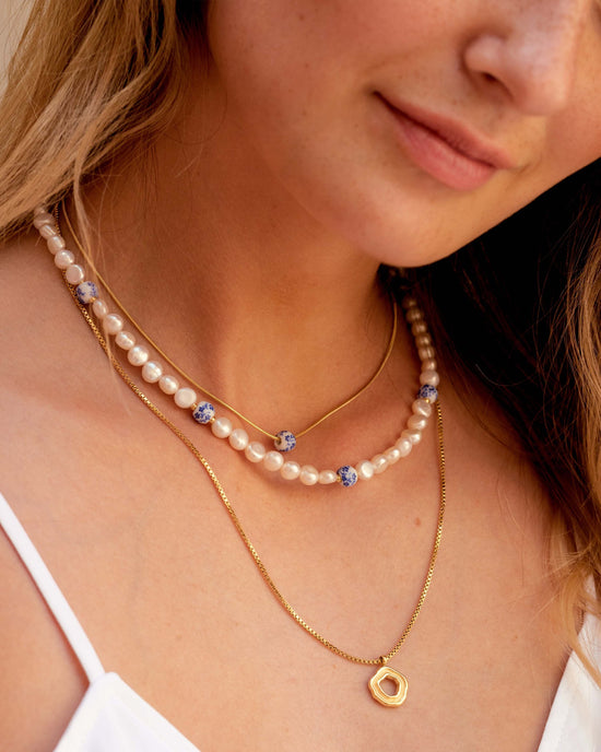 Coastal Charm Necklace gold