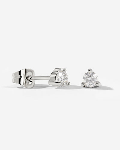 Glimmer Studs Silver