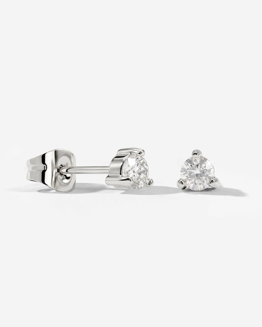 Glimmer Studs Silver