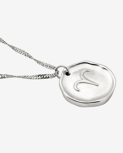 Zodiac Necklace – Aries Silver