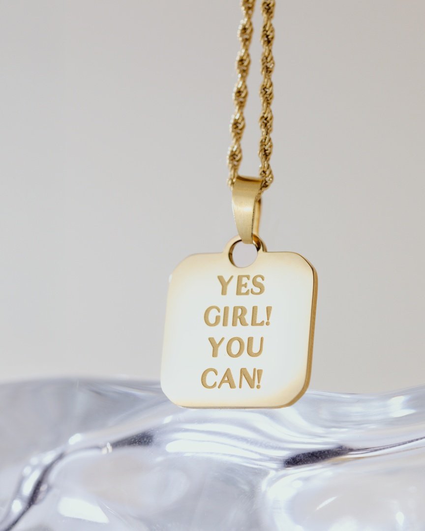Yes girl! You can! Necklace Rose Gold