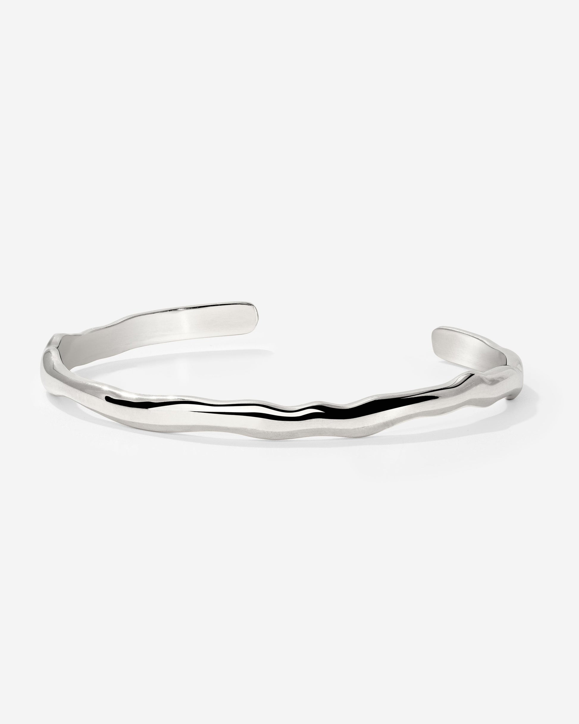 Flowing Bangle Silver