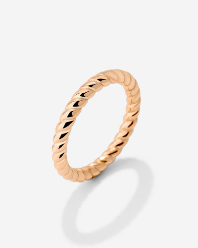 Endless Twist Ring Rose Gold