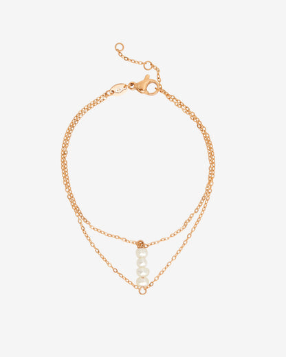 Lisys Pure Pearl Bracelet Rose Gold