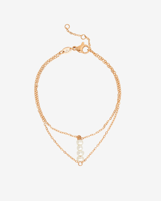 Lisys Pure Pearl Bracelet Rose Gold