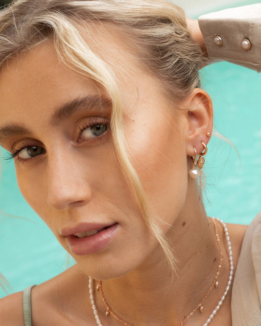 Joya Earrings Rose Gold