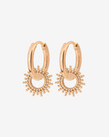 Sunny Hoop Set Small Rose Gold