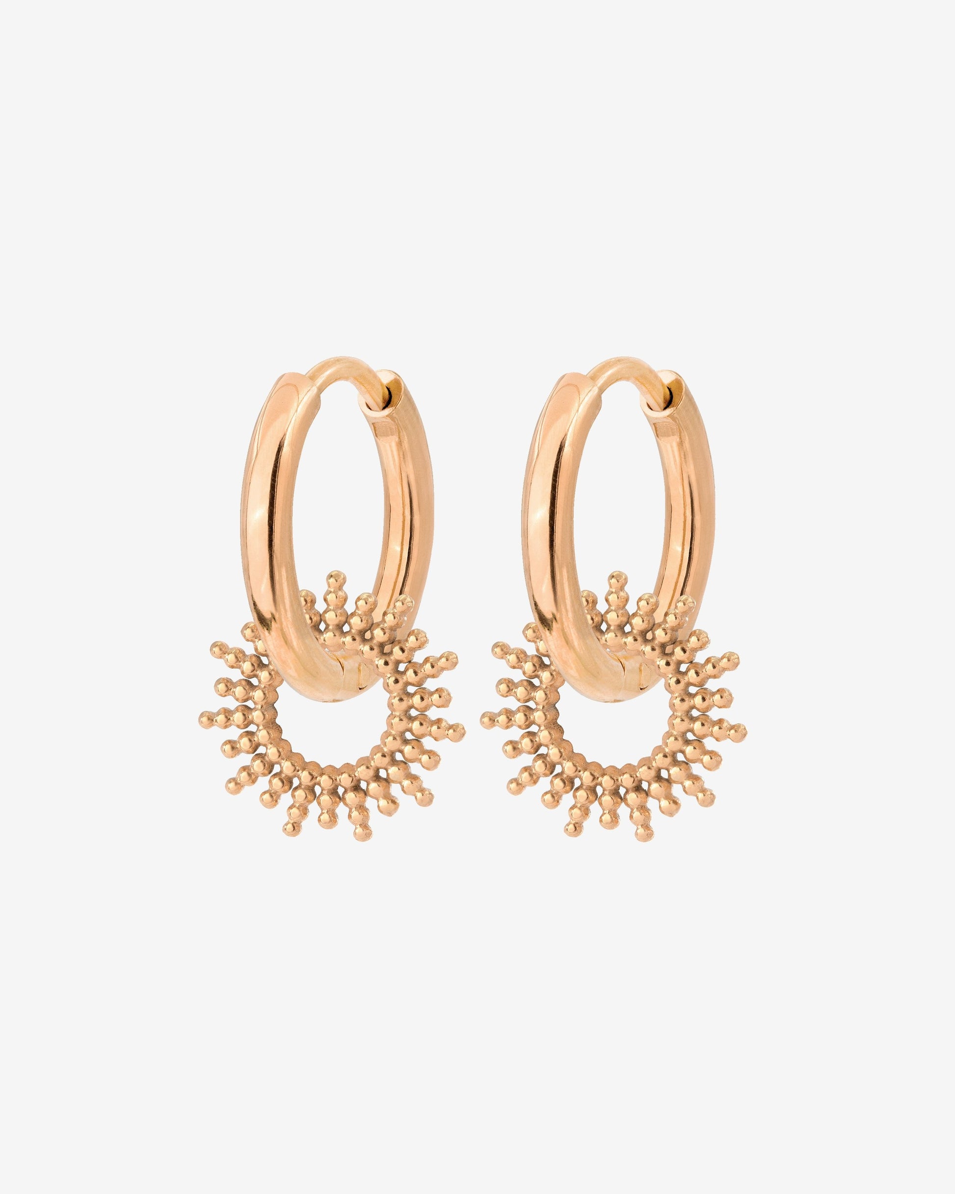 Sunny Hoop Set Small Rose Gold