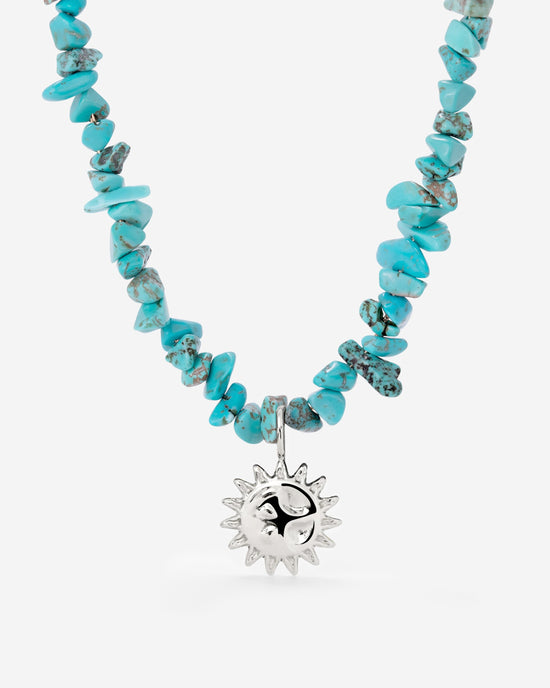 Blue Lagoon Necklace Silver
