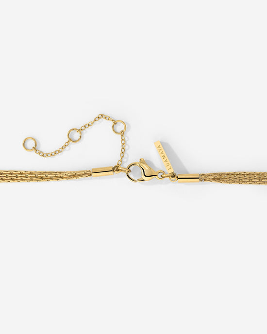 Cascade Layer Necklace Gold