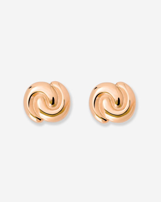Tides of Time Studs Rose Gold
