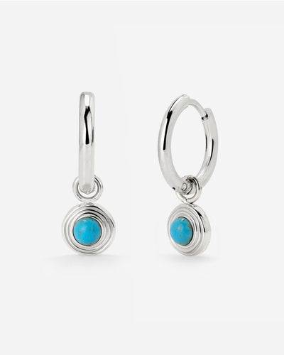 Maris Treasure Hoop Set Small Silver
