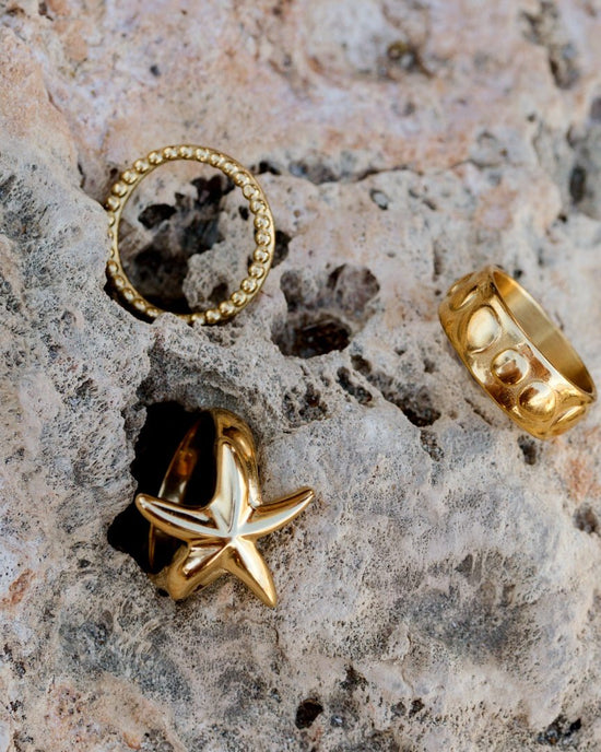 Boho Dots Ring gold