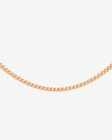 Spiga Chain Necklace Rose Gold