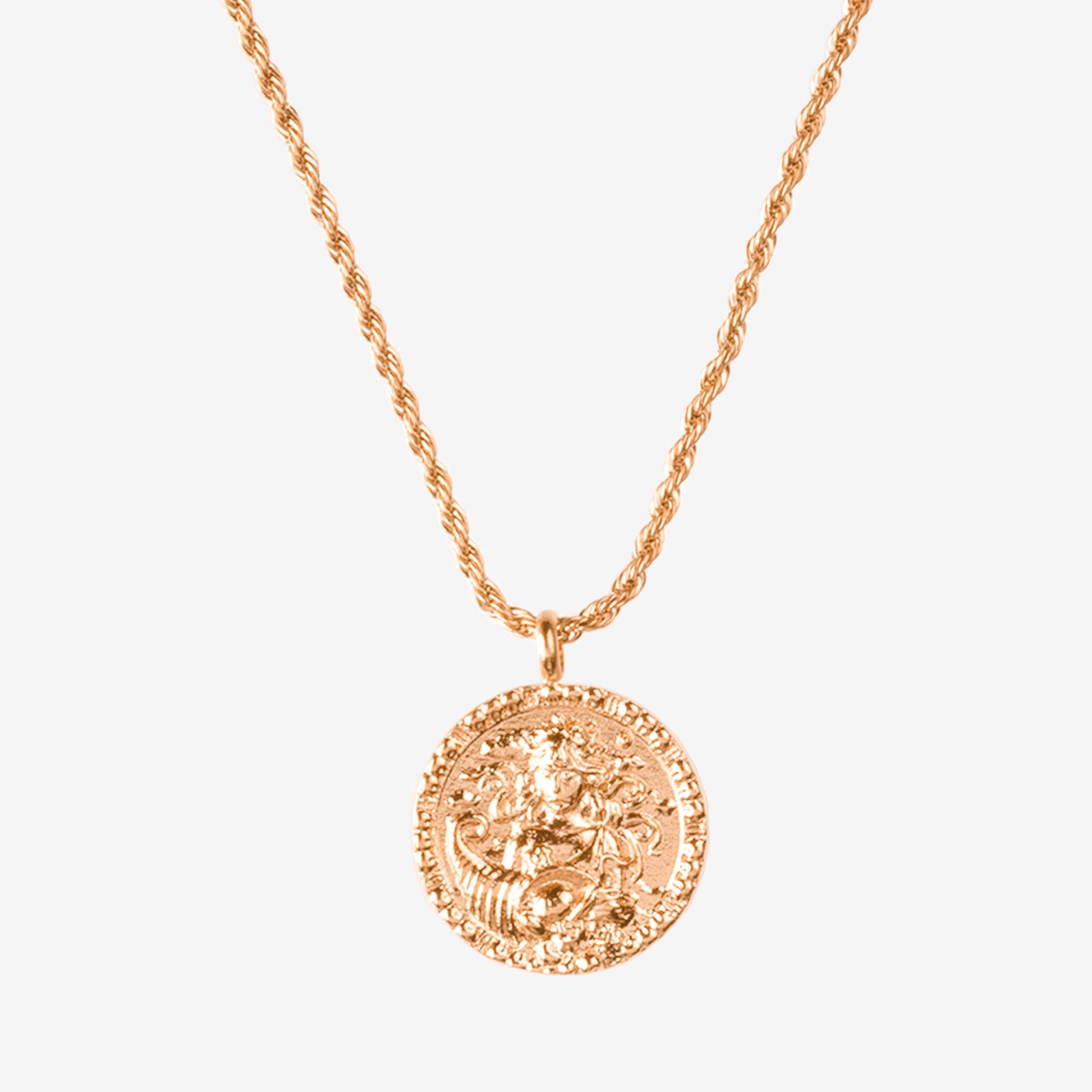 Zodiac Sign Necklace Rose Gold