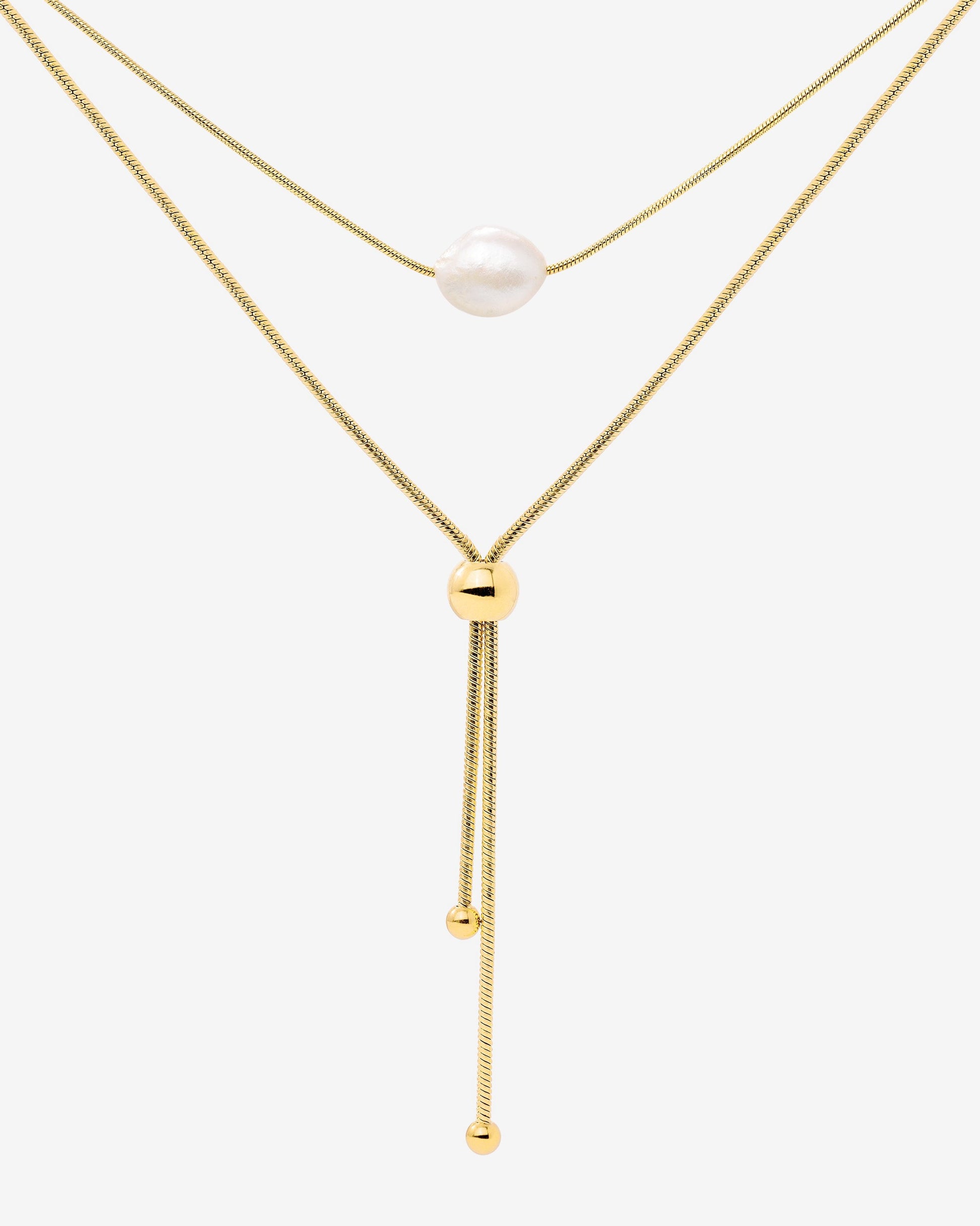 Minimalistic Elegance Necklace Bundle gold