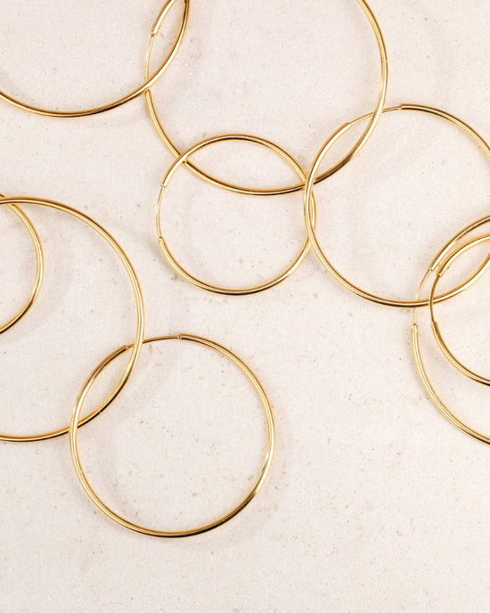 Maxi Hoops Silver