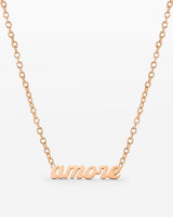 Amore Mio Necklace Rose Gold