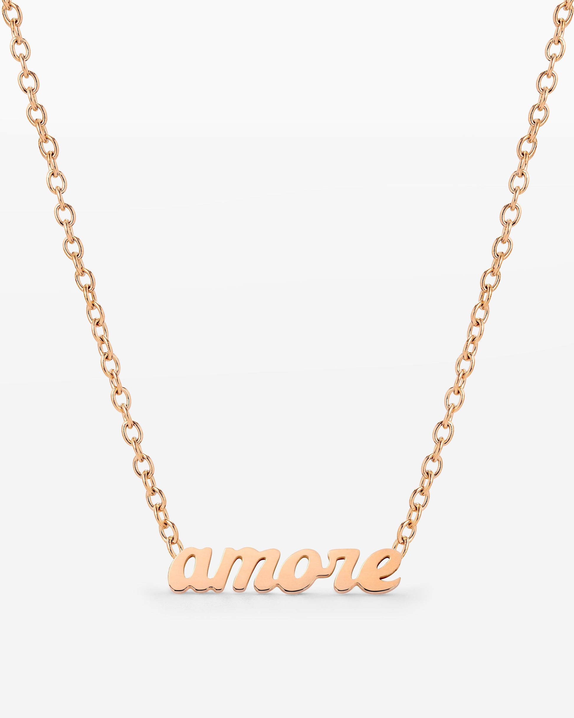 Amore Mio Necklace Rose Gold