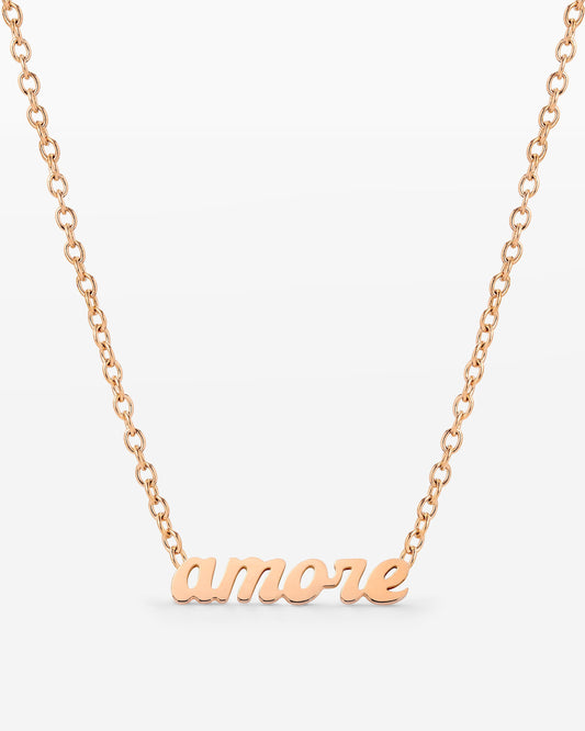 Amore Mio Necklace Rose Gold