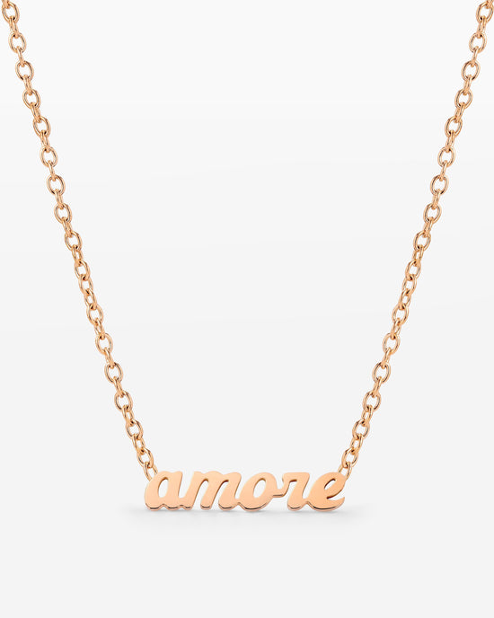 Amore Mio Necklace Rose Gold