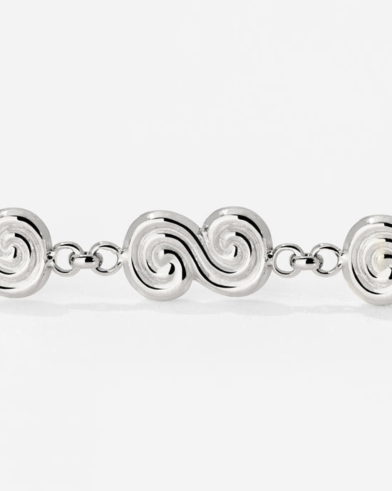 Serpent's Whisper Hoop Set Small Silver
