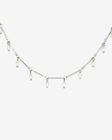 Annes Authentic Pearl Choker Silver