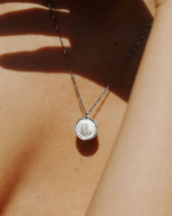 Zodiac Necklace – Capricorn Silver