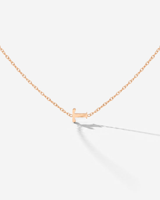 Tiny Letter Necklace