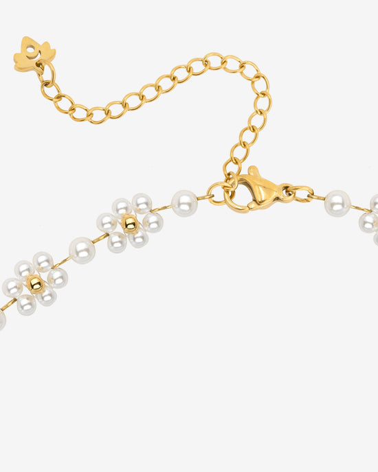 Bonita Flower Choker Gold