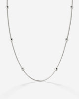 Moony Necklace Silver