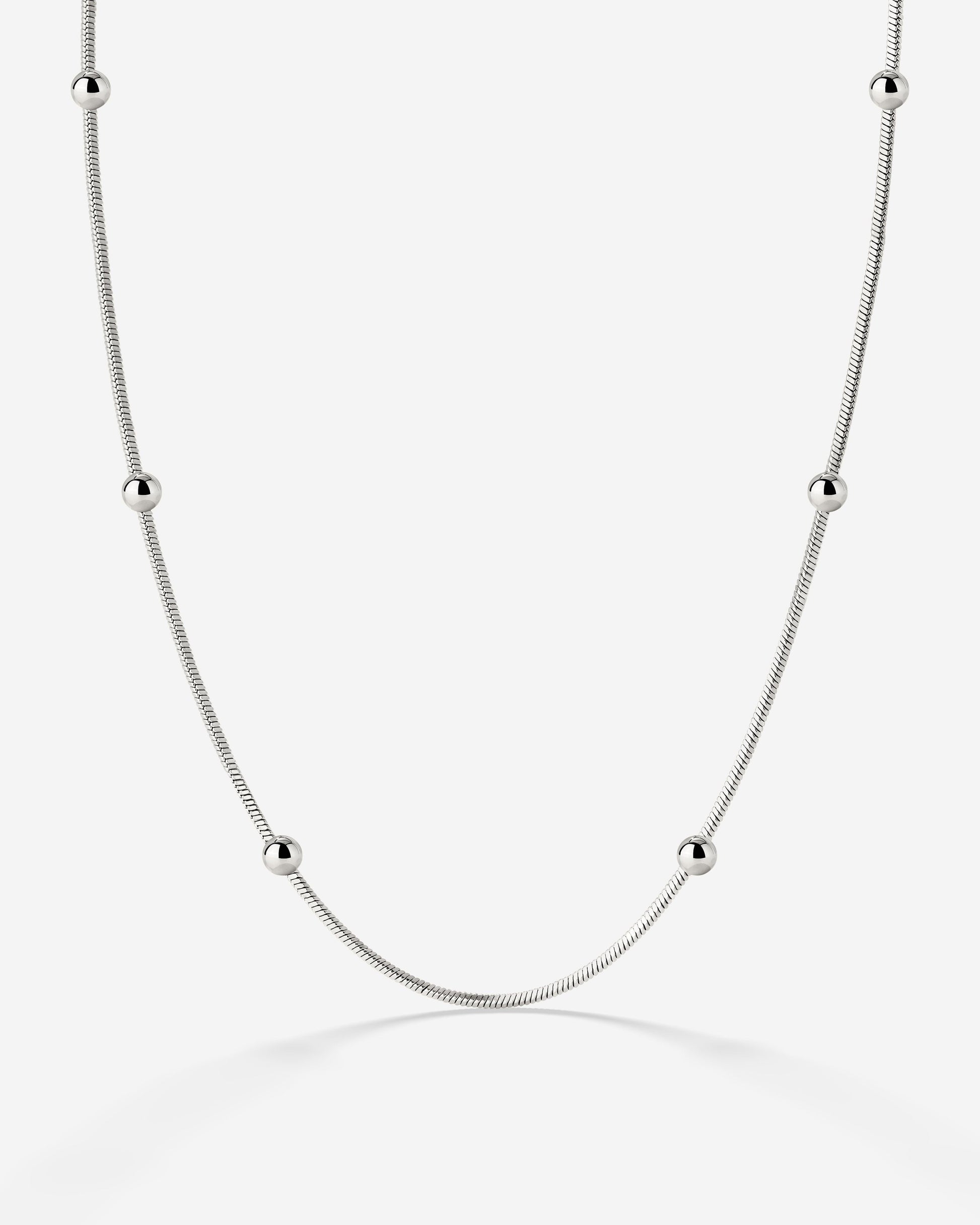 Moony Necklace Silver
