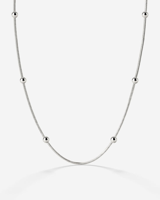 Moony Necklace Silver