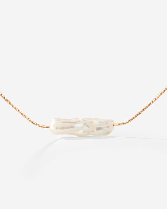 Luminous Pearl Choker Rose Gold