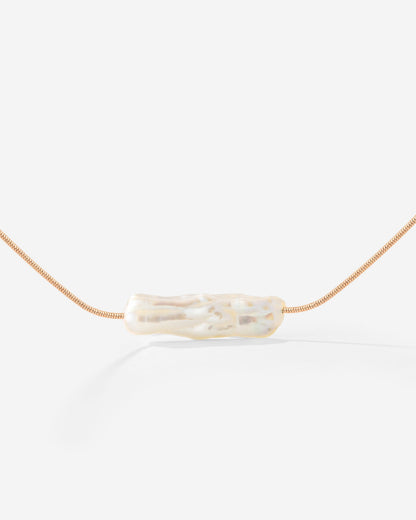 Luminous Pearl Choker Rose Gold