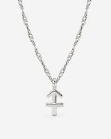Sagittarius Bubble Necklace Silver