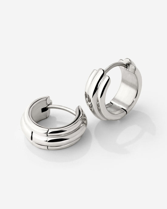 Halo Hoops Silver