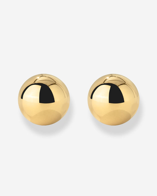 Bubbly Studs Medium gold