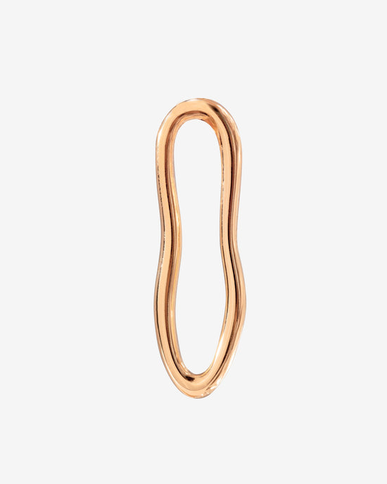 Blending Shapes Oval Hoop Set Baby Rose Gold