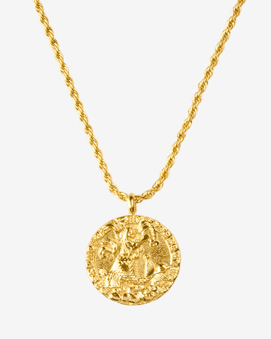 Zodiac Sign Necklace Gold
