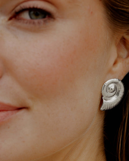 Siren's Spell Studs Silver