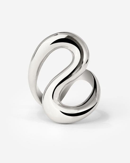 Coiled Ring Silver