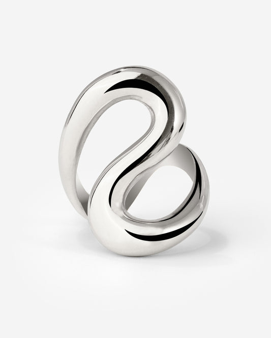Coiled Ring Silver