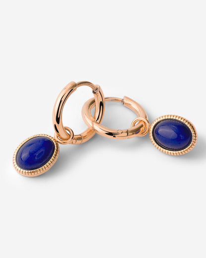 Deep Sea Hoop Set Small Rose Gold